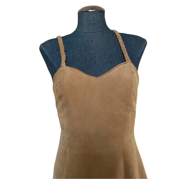 Vintage 100% Leather Dress - Picture 3 of 3